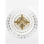 Конфетница из прозрачного рельефного стекла Eden Garden варинант исполнения - 3 | Loft Concept в Рязани