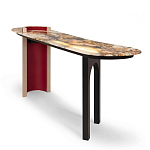 Консоль с овальной столешницей со светодиодной подсветкой Ruby варинант исполнения - 1 | Loft Concept в Рязани