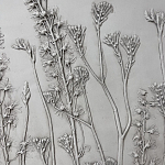 Панно Серые цветы варинант исполнения - 4 | Loft Concept в Рязани