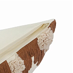 Чехол на подушку с вышивкой в виде геометрических узоров Beige Calista Square варинант исполнения - 3 | Loft Concept в Рязани