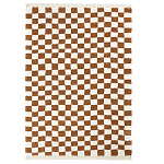 Ковер с шахматным принтом Chess Layout с эффектом шерсти варинант исполнения - 2 | Loft Concept в Рязани