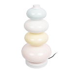 Настольная лампа из стеклянных сфер в пастельных тонах Высота 40 см Pastel Lunaria варинант исполнения - 2 | Loft Concept в Рязани