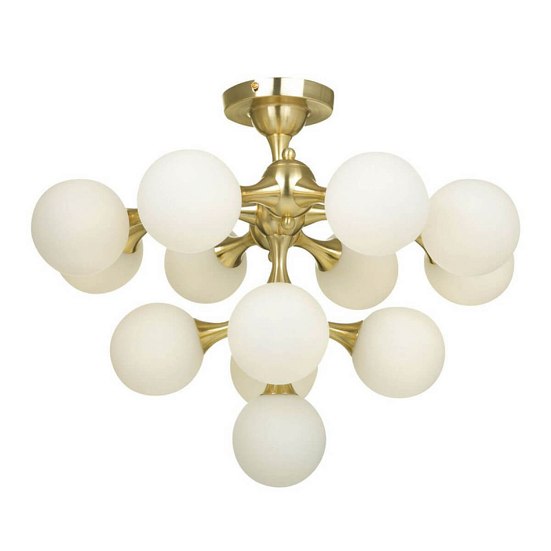 Потолочный светильник MOONDROP Lamp Gold 13 Белый Золотой Потолочный светильник MOONDROP Lamp Gold 13 Белый Золотой в Рязани | Loft Concept