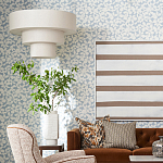 Люстра круглая трехъярусная с тканевыми абажурами Light Soft Glow варинант исполнения - 4 | Loft Concept в Рязани