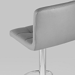 Барный стул с сиденьем серого цвета Honory варинант исполнения - 6 | Loft Concept в Рязани