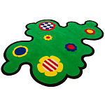 Дизайнерский ковер с цветами Poltronova Tappeto Prato Rug варинант исполнения - 2 | Loft Concept в Рязани