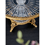 Чаша из прозрачного стекла с фигурками разноцветных попугаев на ободке 38 Eden Garden варинант исполнения - 4 | Loft Concept в Рязани