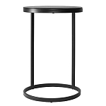 Кофейный столик круглый чёрный Compact Loft варинант исполнения - 1 | Loft Concept в Рязани