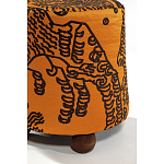 Пуф Wakonda Terracotta Tiger Mountain с Круглыми ножками  варинант исполнения - 3 | Loft Concept в Рязани