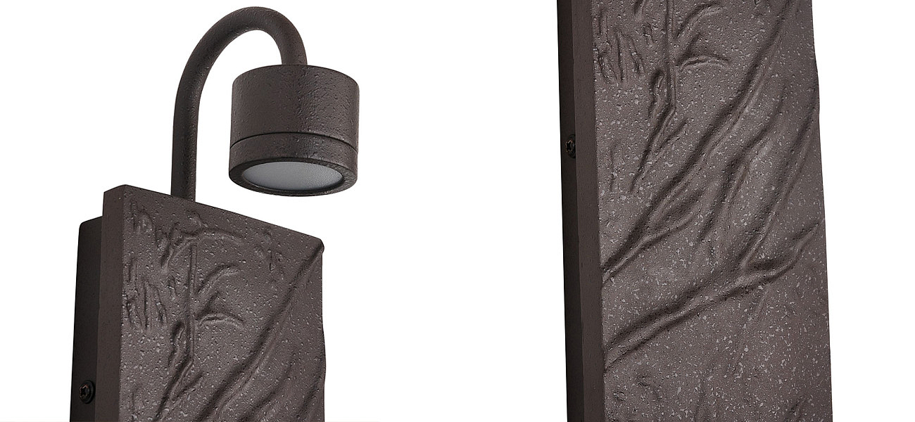 Бра с фактурой дерева Bark Black Бра с фактурой дерева Bark Black - Loft-Concept в Рязани