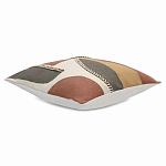 Подушка декоративная с геометрическим узором и плетенными вставками Divine Abstractions варинант исполнения - 1 | Loft Concept в Рязани