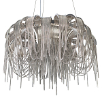 Люстра подвесная круглая с изогнутыми металлическими дугами и ниспадающими цепочками 65 см Atlantis Chain варинант исполнения - 16 | Loft Concept в Рязани