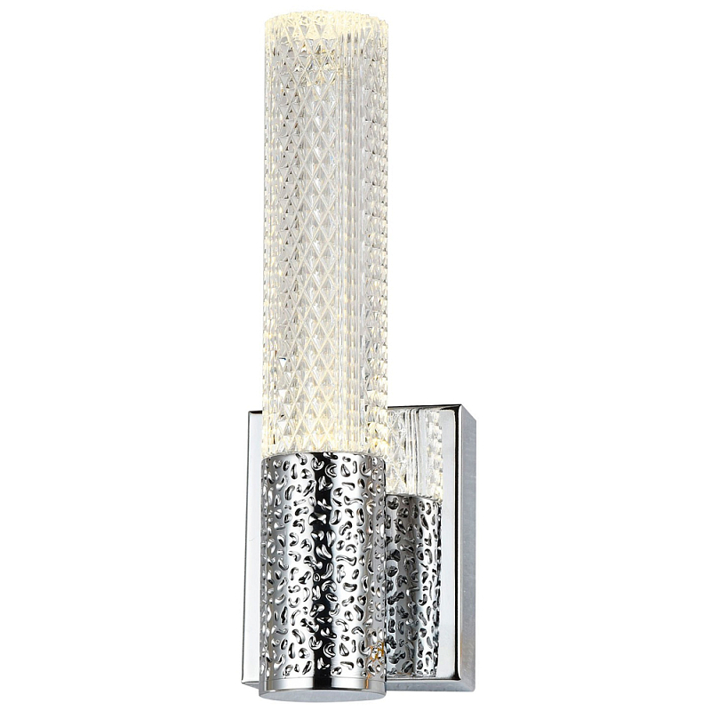 Бра Dew Drops Tube Chrome Wall Lamp Хром Прозрачный Бра Dew Drops Tube Chrome Wall Lamp Хром Прозрачный в Рязани | Loft Concept