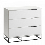 Комод белый с 3-мя ящиками Strict Lines  варинант исполнения - 1 | Loft Concept в Рязани