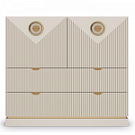 Комод с фактурным фасадом Satin Furniture варинант исполнения - 2 | Loft Concept в Рязани