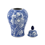 Ваза с крышкой в китайском стиле Гранатовое дерево Blooming Pomegranate варинант исполнения - 4 | Loft Concept в Рязани