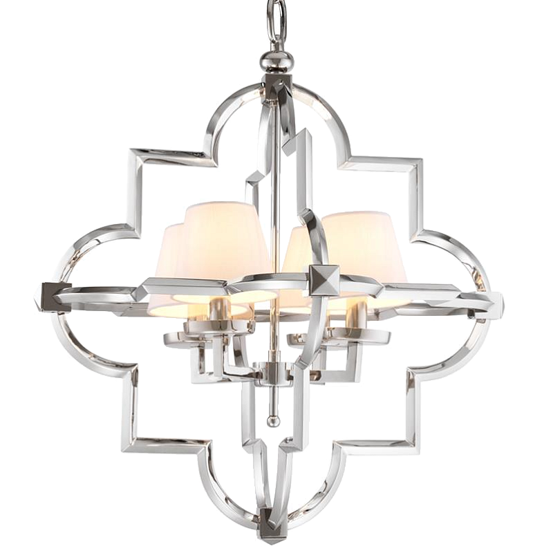Люстра Lantern Mandeville S Nickel Никель Кремовый в Рязани | Loft Concept 
