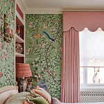 Обои ручная роспись Belvoir Pistachio варинант исполнения - 3 | Loft Concept в Рязани