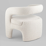 Кресло дизайнерское для лаунж зоны жемчужного цвета Pearl Lounge варинант исполнения - 6 | Loft Concept в Рязани