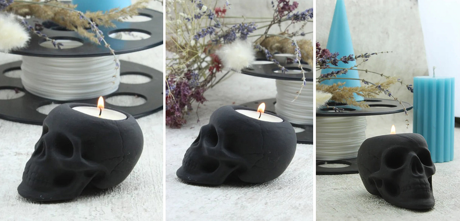 Подсвечник Black Skull Подсвечник Black Skull - Loft-Concept в Рязани