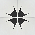 Дизайнерская плитка с узором Комета варинант исполнения - 1 | Loft Concept в Рязани