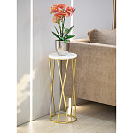 Столик дизайнерский Beige marble варинант исполнения - 6 | Loft Concept в Рязани