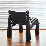 Кресло черно-белое со съемными подушками Celebrity варинант исполнения - 3 | Loft Concept в Рязани