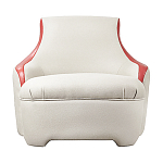 Премиальное кресло с вставками из кожи Holland варинант исполнения - 1 | Loft Concept в Рязани