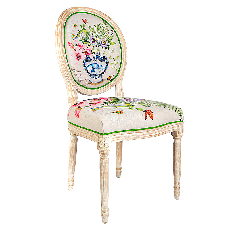 Стул Exotic Bouquet Stool Бежевый Мульти Стул Exotic Bouquet Stool Бежевый Мульти в Рязани | Loft Concept