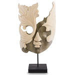 Маска ручной работы деревянная резная Mask Flower варинант исполнения - 1 | Loft Concept в Рязани