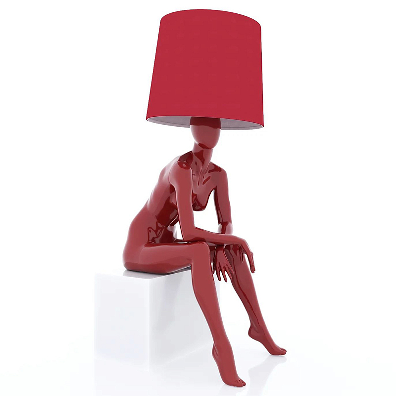 Лампа MANNEQUIN LAMP с абажуром девушка на кресле Глянцевый черный Черный матовый Глянцевый белый Белый матовый Серый Золотой Красный Шампань Лампа MANNEQUIN LAMP с абажуром девушка на кресле Глянцевый черный Черный матовый Глянцевый белый Белый матовый Серый Золотой Красный Шампань в Рязани | Loft Concept