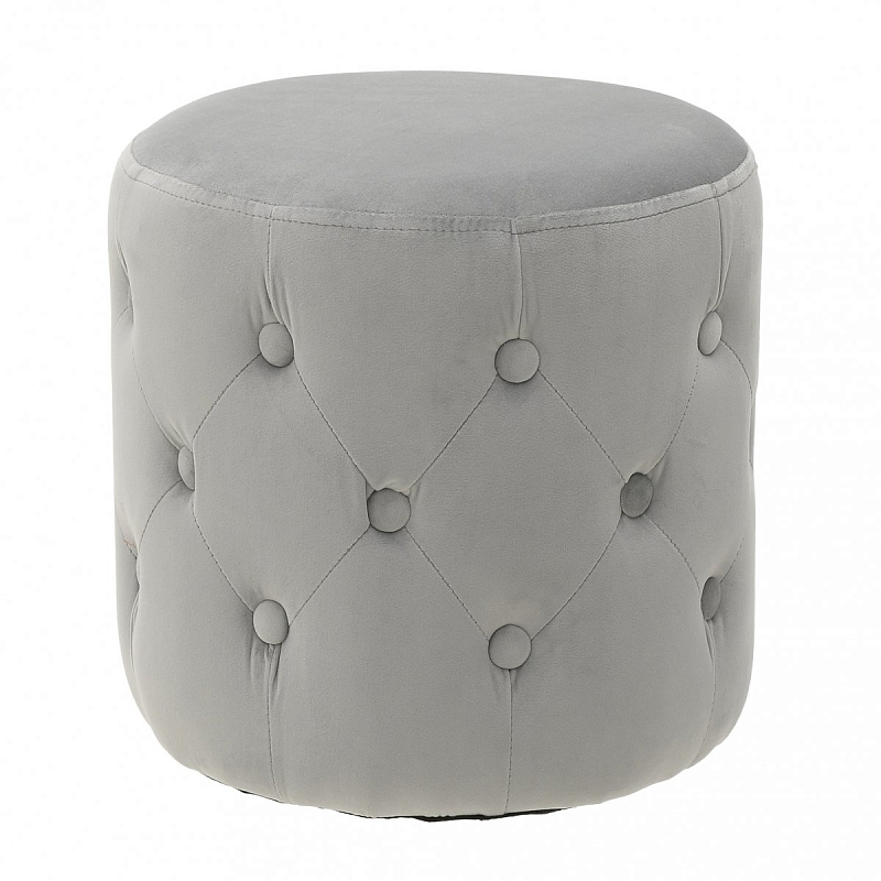 Пуф Capitone Gray Серый Пуф Capitone Gray Серый в Рязани | Loft Concept