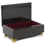 Шкатулка из натурального камня змеевик чёрного цвета Stone Casket варинант исполнения - 4 | Loft Concept в Рязани