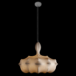 Подвесной светильник с белым фигурным абажуром и мягкими волнистыми краями Cloud Motion  варинант исполнения - 10 | Loft Concept в Рязани