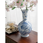 Ваза фарфоровая с синими цветочными мотивами Independence варинант исполнения - 4 | Loft Concept в Рязани