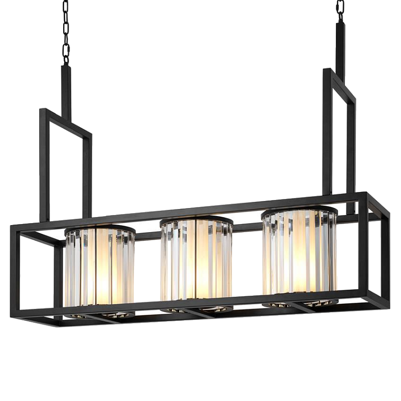 Люстра Chandelier Carducci Black Черный Прозрачный (Transparent) Люстра Chandelier Carducci Black Черный Прозрачный (Transparent) в Рязани | Loft Concept