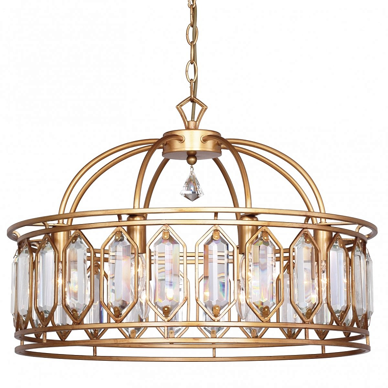 Подвесной светильник Crystal Pendant 8 Золотой Подвесной светильник Crystal Pendant 8 Золотой в Рязани | Loft Concept