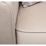 Диван двухместный раскладной светло-серый с кантом Pride варинант исполнения - 5 | Loft Concept в Рязани