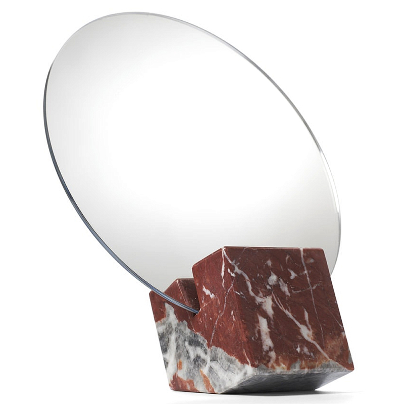 Настольное дизайнерское зеркало Poltronova Vanitas Rosso Franci Mirror and Photo Holder Красный Мрамор Rosso Зеркало Оранжевый Настольное дизайнерское зеркало Poltronova Vanitas Rosso Franci Mirror and Photo Holder Красный Мрамор Rosso Зеркало Оранжевый в Рязани | Loft Concept
