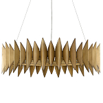 Люстра круглая с фактурным абажуром Graduated Heights варинант исполнения - 2 | Loft Concept в Рязани