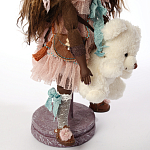 Авторская кукла Девочка с медвежонком варинант исполнения - 2 | Loft Concept в Рязани