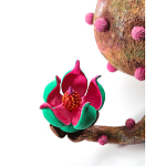 Статуэтка тропический фрукт Pandora Tropical Fruit Fuchsia Green Brown Flower варинант исполнения - 1 | Loft Concept в Рязани