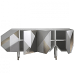 Комод с фасадом из геометрических фигур Coleccion Alexandra варинант исполнения - 1 | Loft Concept в Рязани