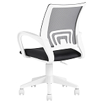 Офисное кресло с основанием из белого пластика Desk chairs Black варинант исполнения - 5 | Loft Concept в Рязани