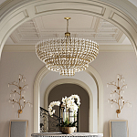 Бра с каркасом в виде веток усыпанных кристаллами Branches with Crystals варинант исполнения - 4 | Loft Concept в Рязани