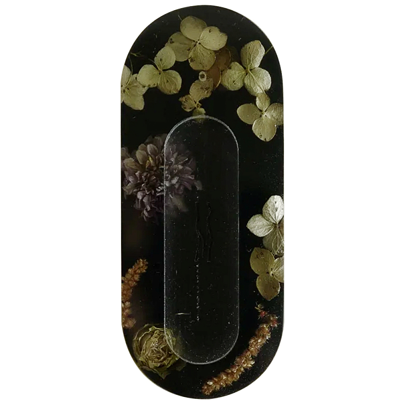 Подставка под благовония из эпоксидной смолы с цветами черная Epoxy Resin Flowers Incense Oval Stand Black Черный Подставка под благовония из эпоксидной смолы с цветами черная Epoxy Resin Flowers Incense Oval Stand Black Черный в Рязани | Loft Concept
