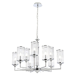 Люстра с 9-ю цилиндрическими стеклянными плафонами Jeanette варинант исполнения - 8 | Loft Concept в Рязани