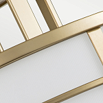 Потолочный светильник с белым матовым абажуром в металлическом каркасе Feiss варинант исполнения - 3 | Loft Concept в Рязани