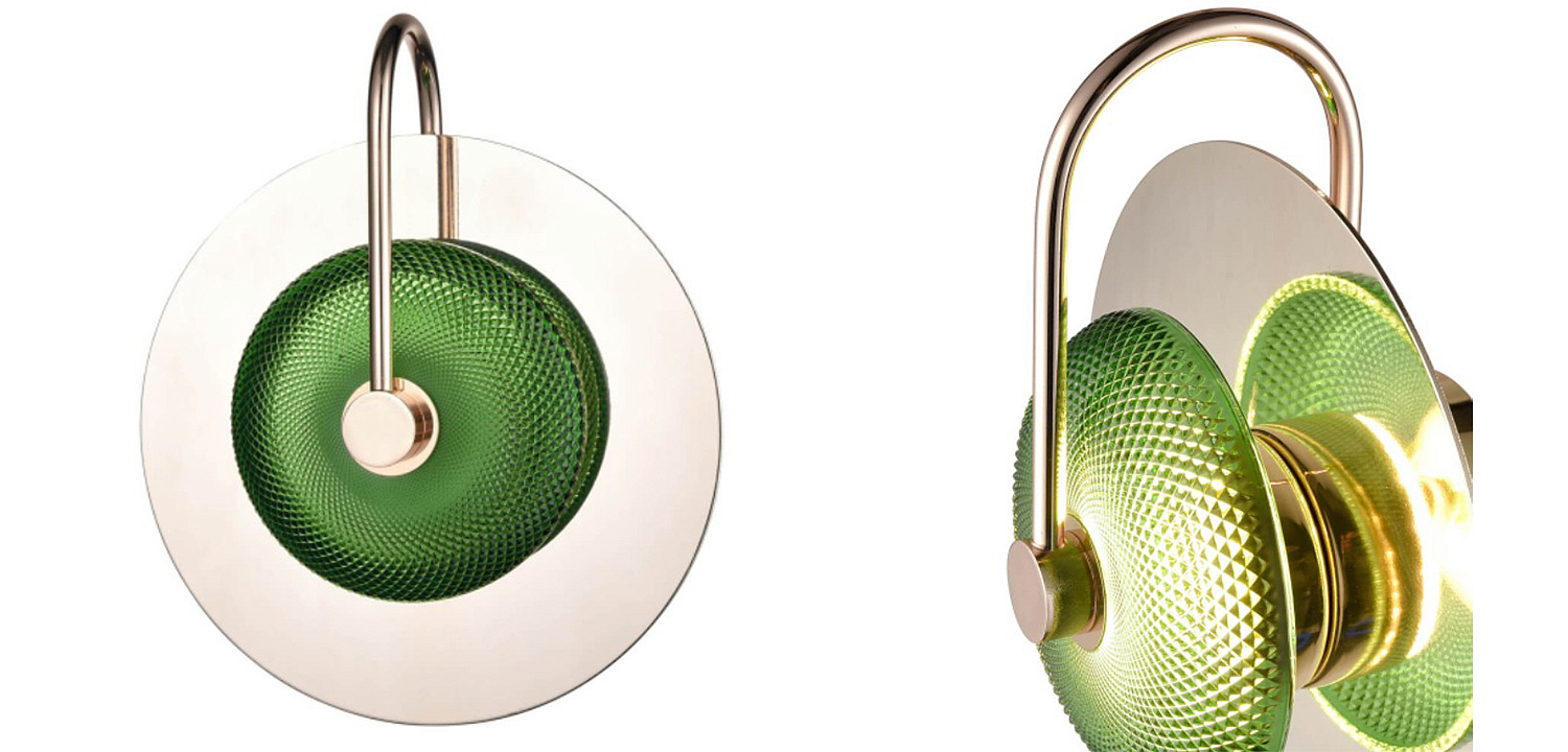 Бра Green Disk One Mirrored Бра Green Disk One Mirrored - Loft-Concept в Рязани