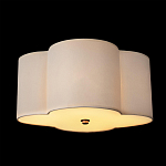 Потолочный светильник с белым волнистым плафоном из ткани Vitorino варинант исполнения - 2 | Loft Concept в Рязани